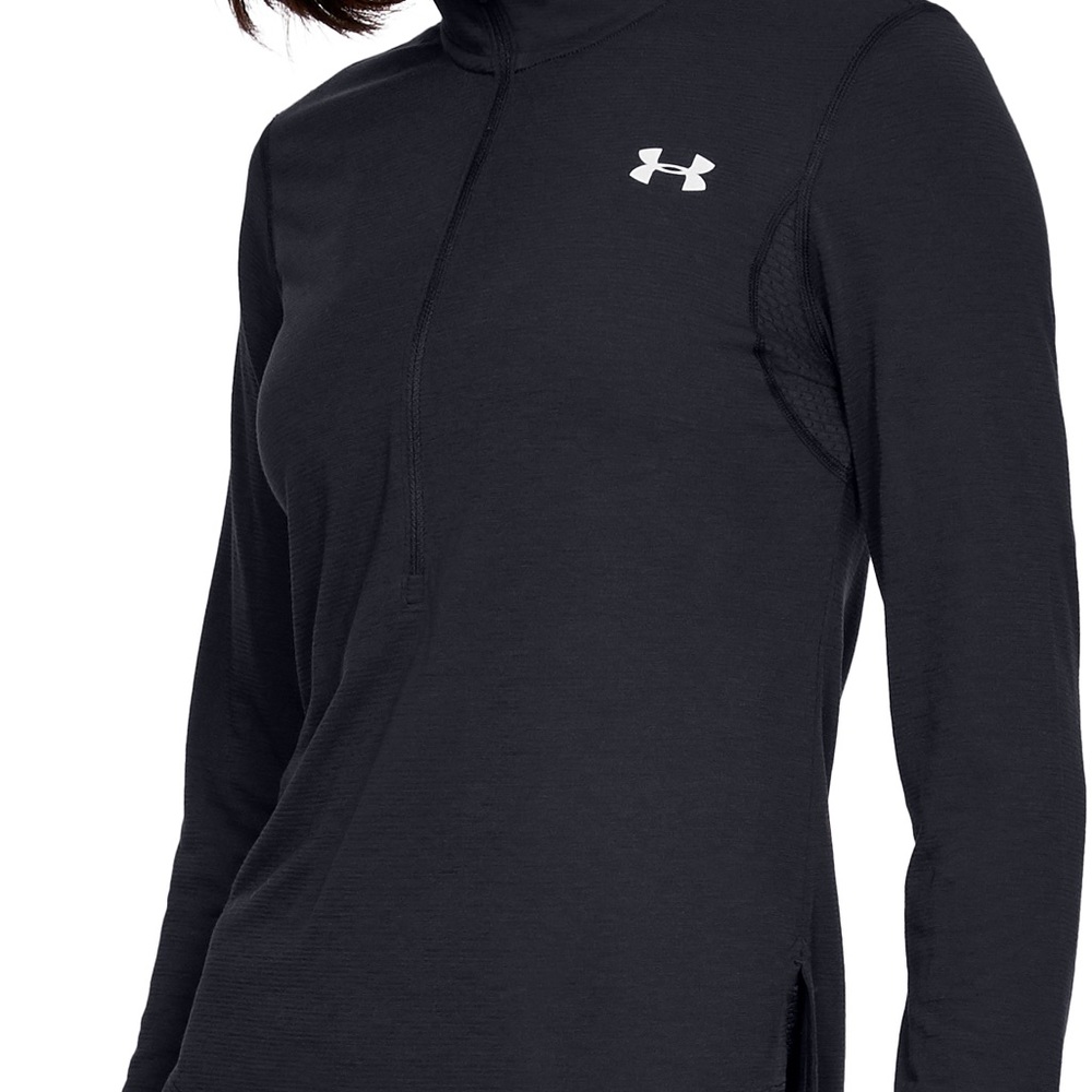 Black under armor half zip